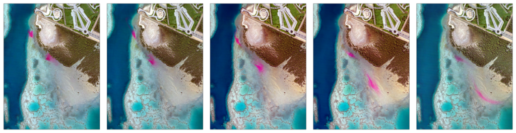 Dye tracing and concentration mapping in coastal waters using unmanned  aerial vehicles